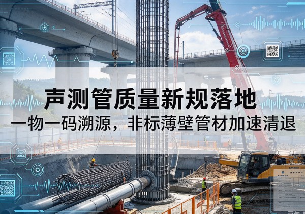 潼南区声测管质量新规落地，一物一码溯源，非标薄壁管材加速清退