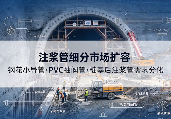 潼南区注浆管细分市场扩容，隧道钢花小导管、PVC 袖阀管、桩基后注浆管需求分化